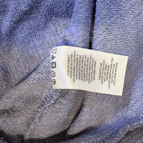 Champion Womens Pullover Funnel Hoodie Blue Heather Front Pocket XL French Terry - Picture 7 of 9